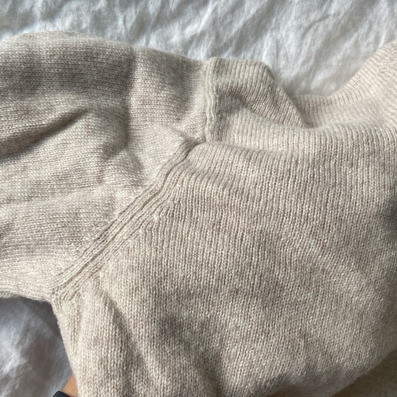 Muji Cream Wool Crewneck Sweater - Picture 4 of 4